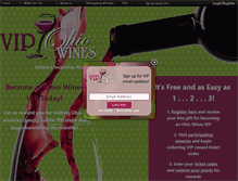 Tablet Screenshot of ohiowinesvip.com